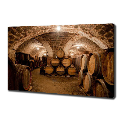 Fotobild Fässer im Weinberg