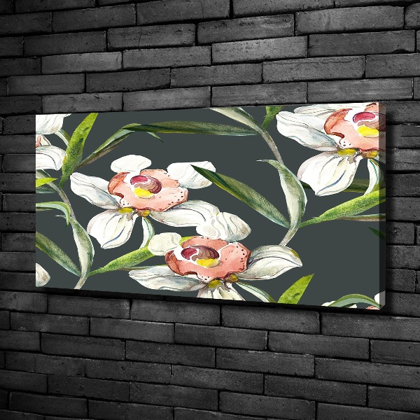 Wandbild Blumenmuster