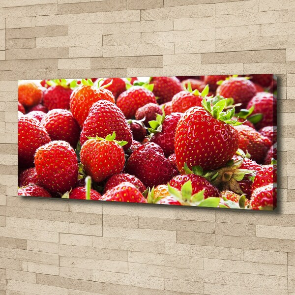 Bild auf leinwand Erdbeeren