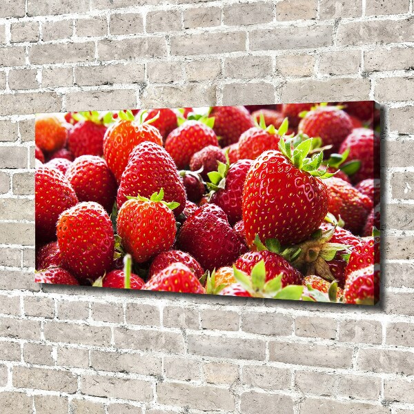 Bild auf leinwand Erdbeeren