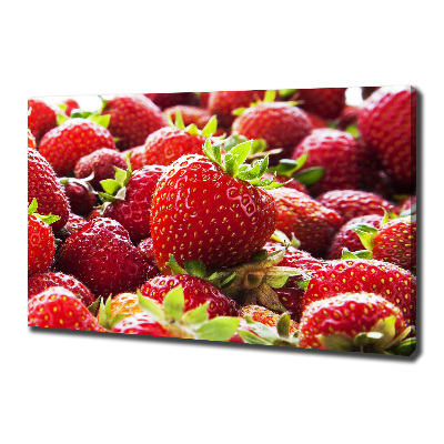 Bild auf leinwand Erdbeeren