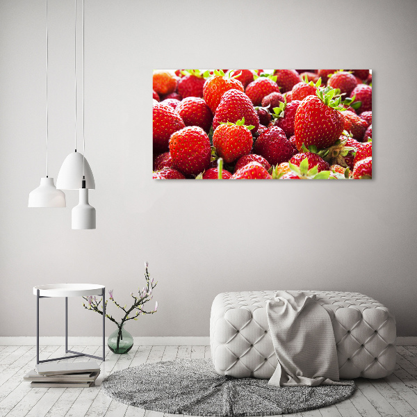 Bild auf leinwand Erdbeeren