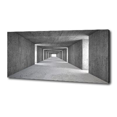 Wandbild Betontunnel
