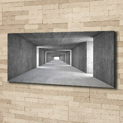 Wandbild Betontunnel