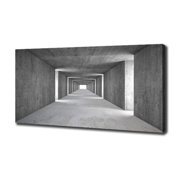 Wandbild Betontunnel