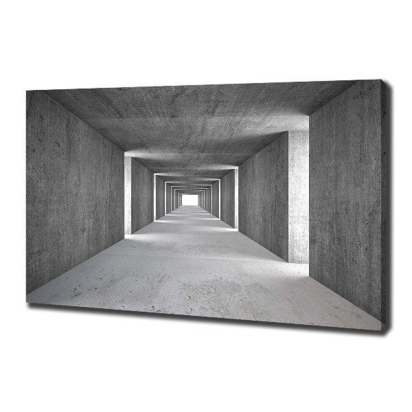 Wandbild Betontunnel