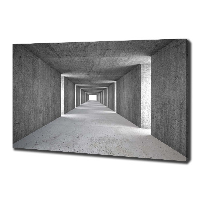 Wandbild Betontunnel