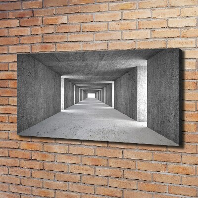 Wandbild Betontunnel