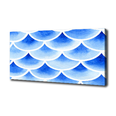 Bild auf leinwand Fischschuppen