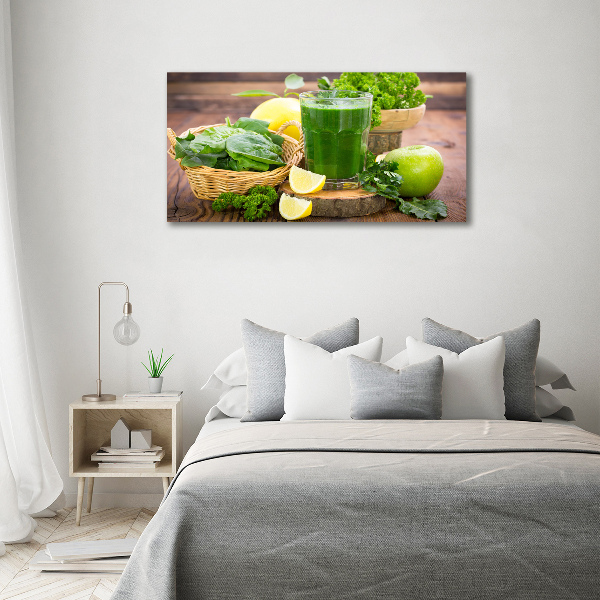 Bild auf leinwand Grüner Cocktail