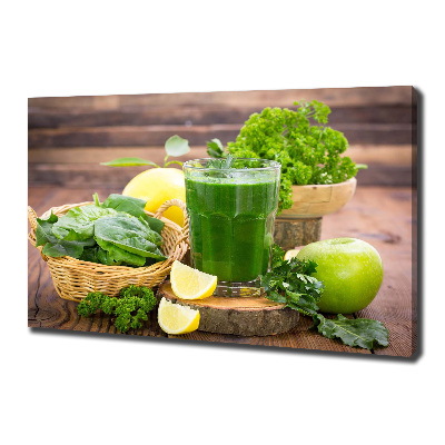 Bild auf leinwand Grüner Cocktail