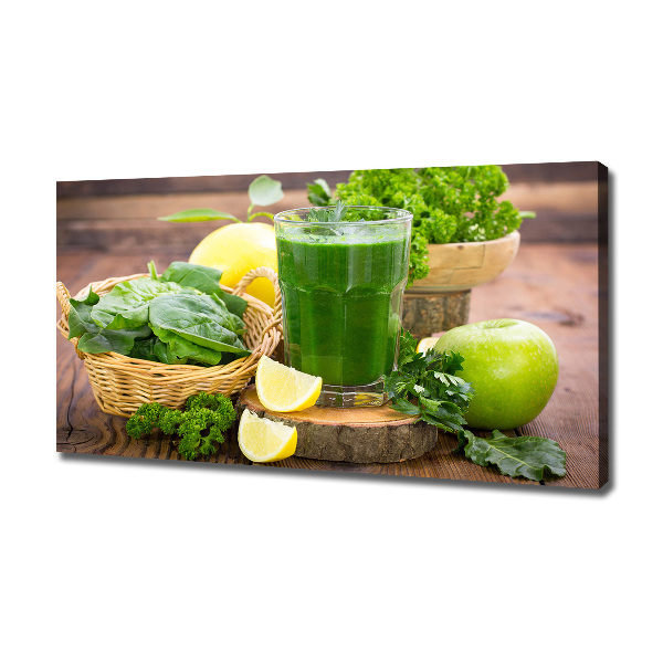 Bild auf leinwand Grüner Cocktail