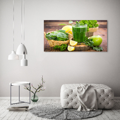 Bild auf leinwand Grüner Cocktail