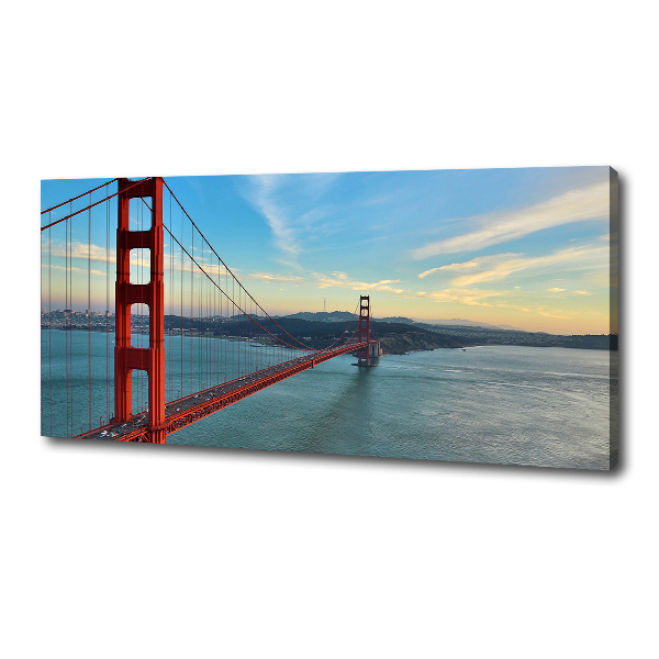 Bild auf leinwand San Francisco Brücke