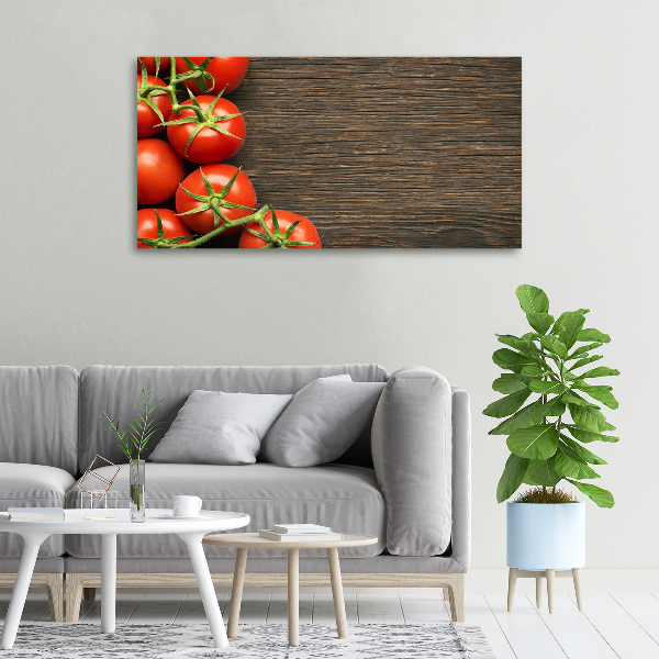 Wandbild Tomaten auf Holz