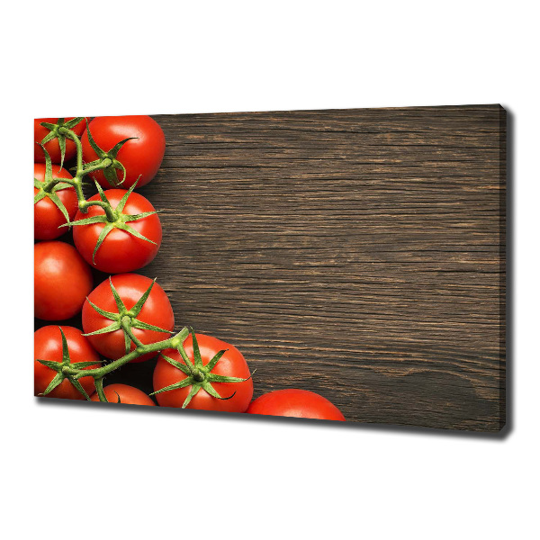 Wandbild Tomaten auf Holz