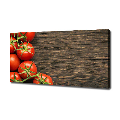 Wandbild Tomaten auf Holz