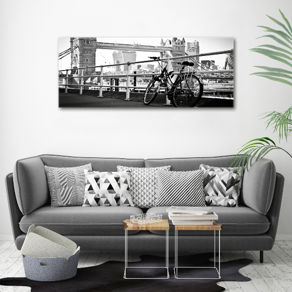 Bild auf leinwand Radfahren in London