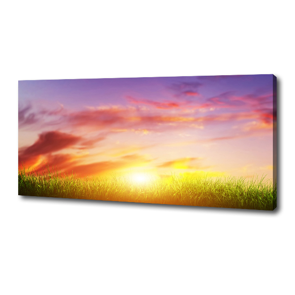 Wandbild Sonnenuntergang