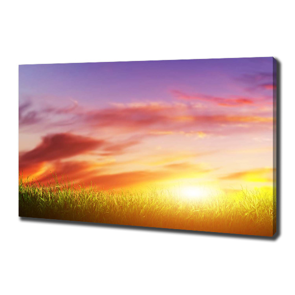 Wandbild Sonnenuntergang