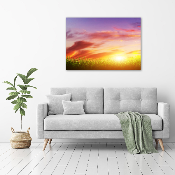 Wandbild Sonnenuntergang