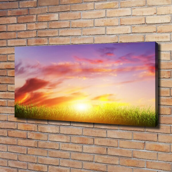 Wandbild Sonnenuntergang