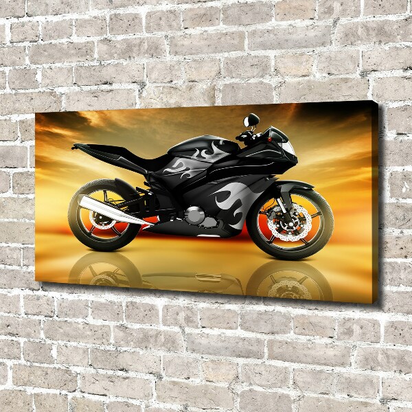 Bild auf leinwand Motorrad