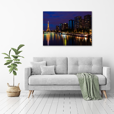 Bild auf leinwand Paris bei Nacht