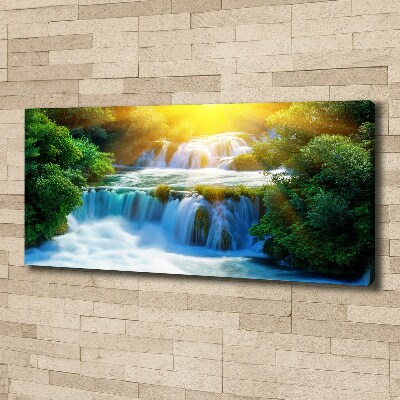 Wandbild Krka-Wasserfall