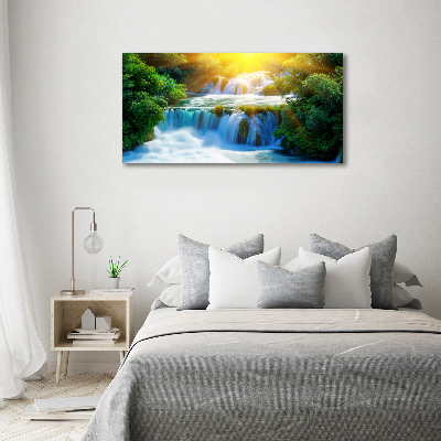 Wandbild Krka-Wasserfall
