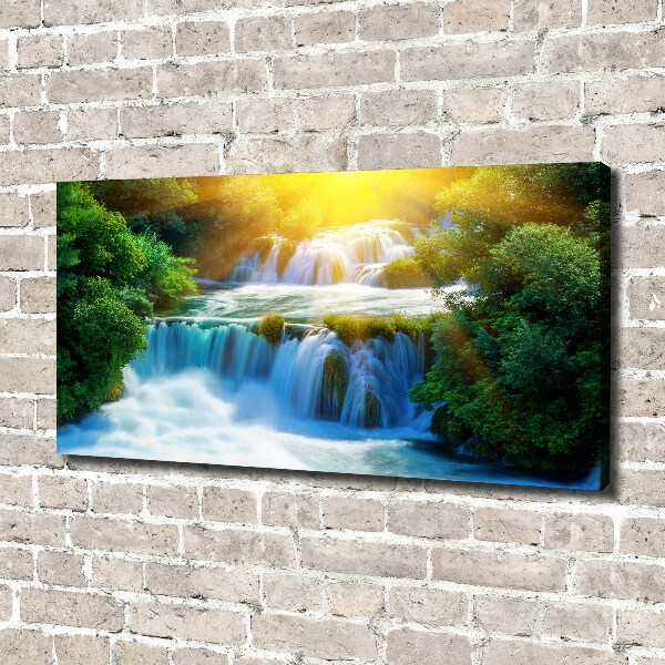 Wandbild Krka-Wasserfall