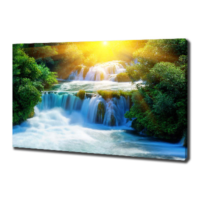 Wandbild Krka-Wasserfall