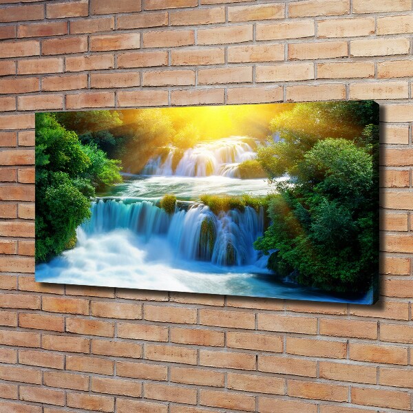 Wandbild Krka-Wasserfall