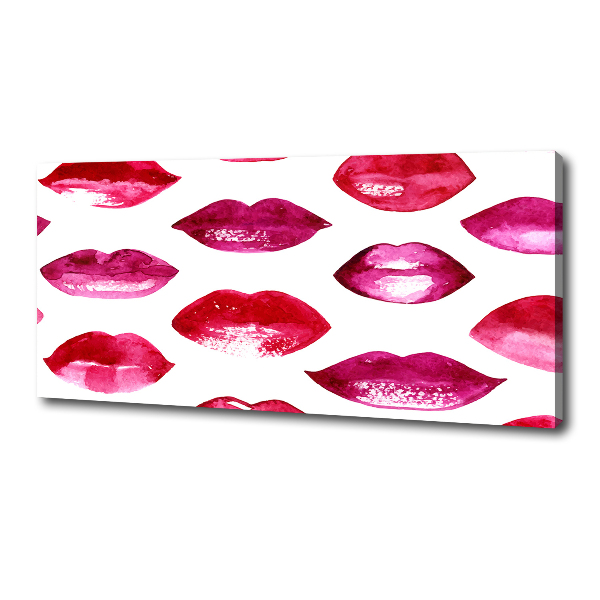Wandbild Rote Lippen
