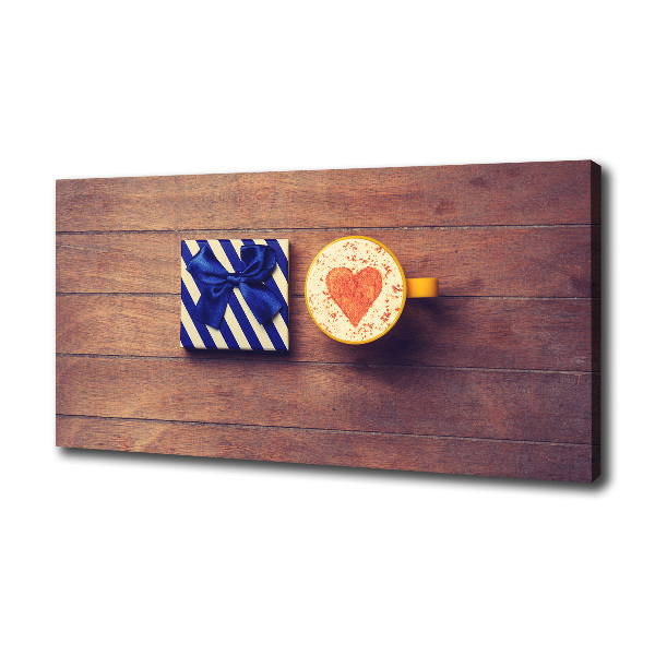 Fotobild Kaffee und ein Geschenk