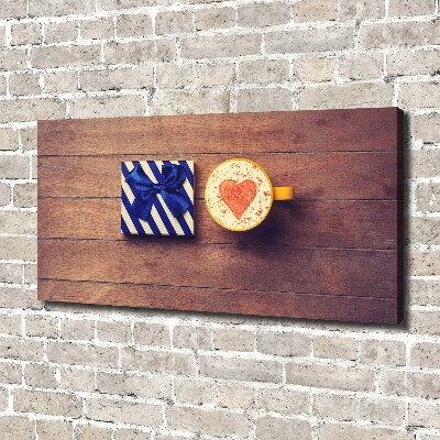 Fotobild Kaffee und ein Geschenk