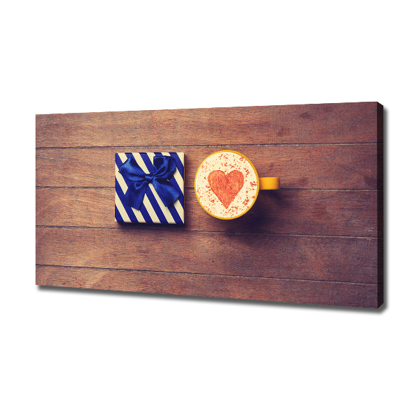 Fotobild Kaffee und ein Geschenk