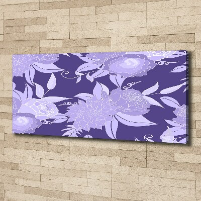 Bild auf leinwand Blumenmuster