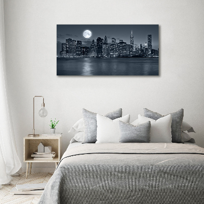Wandbild New York bei Nacht