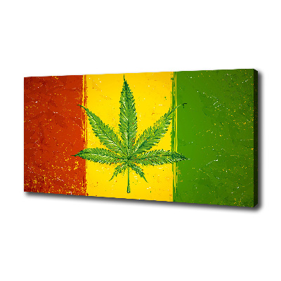 Wandbild Rasta-Flagge