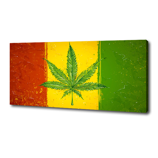 Wandbild Rasta-Flagge