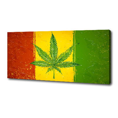 Wandbild Rasta-Flagge