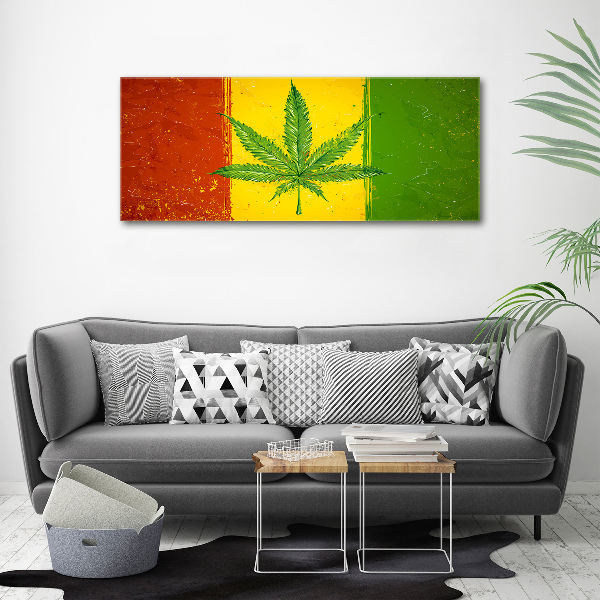 Wandbild Rasta-Flagge