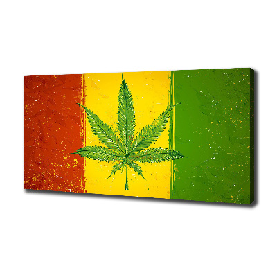 Wandbild Rasta-Flagge
