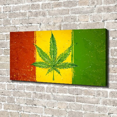Wandbild Rasta-Flagge