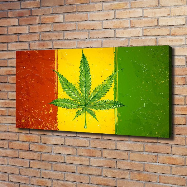 Wandbild Rasta-Flagge
