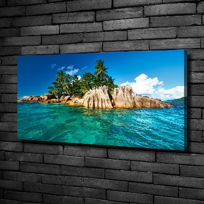 Bild auf leinwand Tropische Insel
