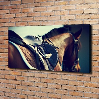 Fotobild Sattel mit Steigbügeln