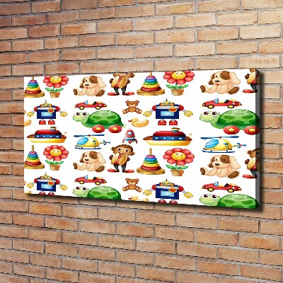 Wandbild Spielzeug