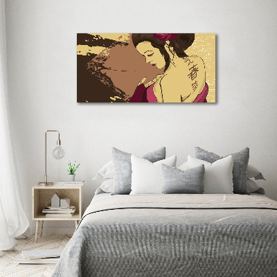Wandbild Geisha